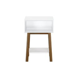 Mid-Century Side Table with Storage Furniture Plank+Beam 
